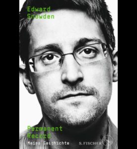 Buchcover von Ed Snowden: Permanet Record - Screenshot von O. Fritz