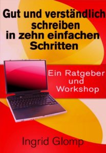 Buchcover - Schreibratgeber Ingrid Glomp