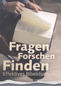 Buchcover W. MacDonal: Fragen Forschen Finden. Effektives Bibelstudium - Foto von O. Fritz Buchcover W. MacDonal: Fragen Forschen Finden. Effektives Bibelstudium - Foto von O. Fritz